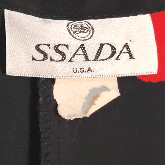 VINTAGE SSADA Rose Sleeveless Dress - Picture 11 of 12